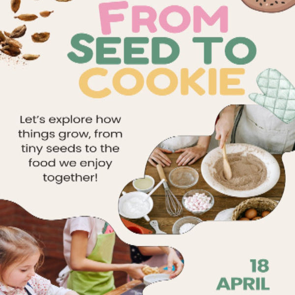 From Seed to Cookie: Clase en inglés para niñ@s  3-8 años